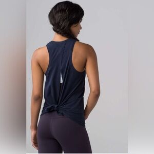 Lululemon All Tied Up Tank Midnight Navy 4